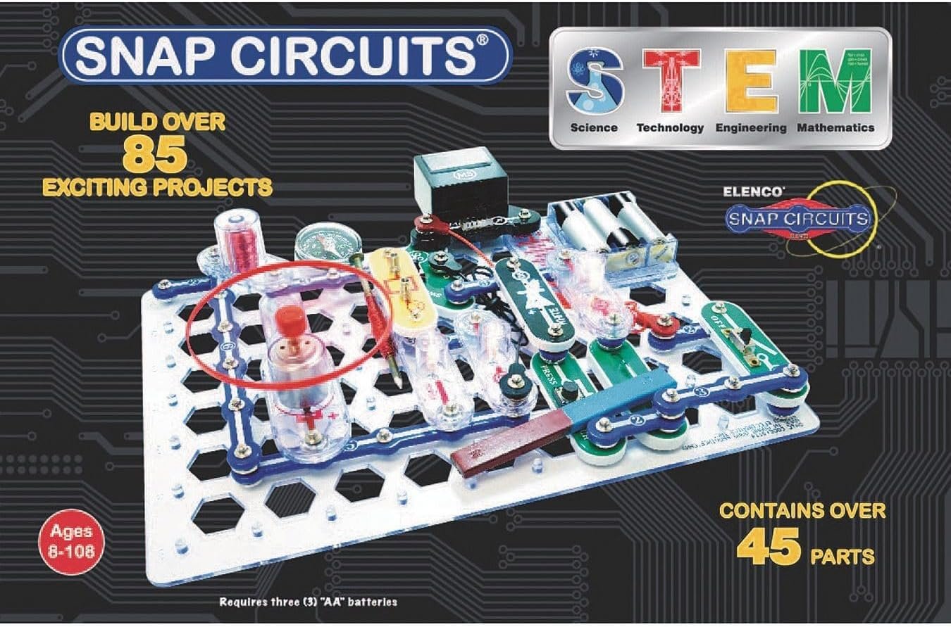 Snap Circuits STEM Electronics Discovery Kit | Explore Magnetism & Electronics | Ages 8+ | 85+ Hands-On Projects - Image 3