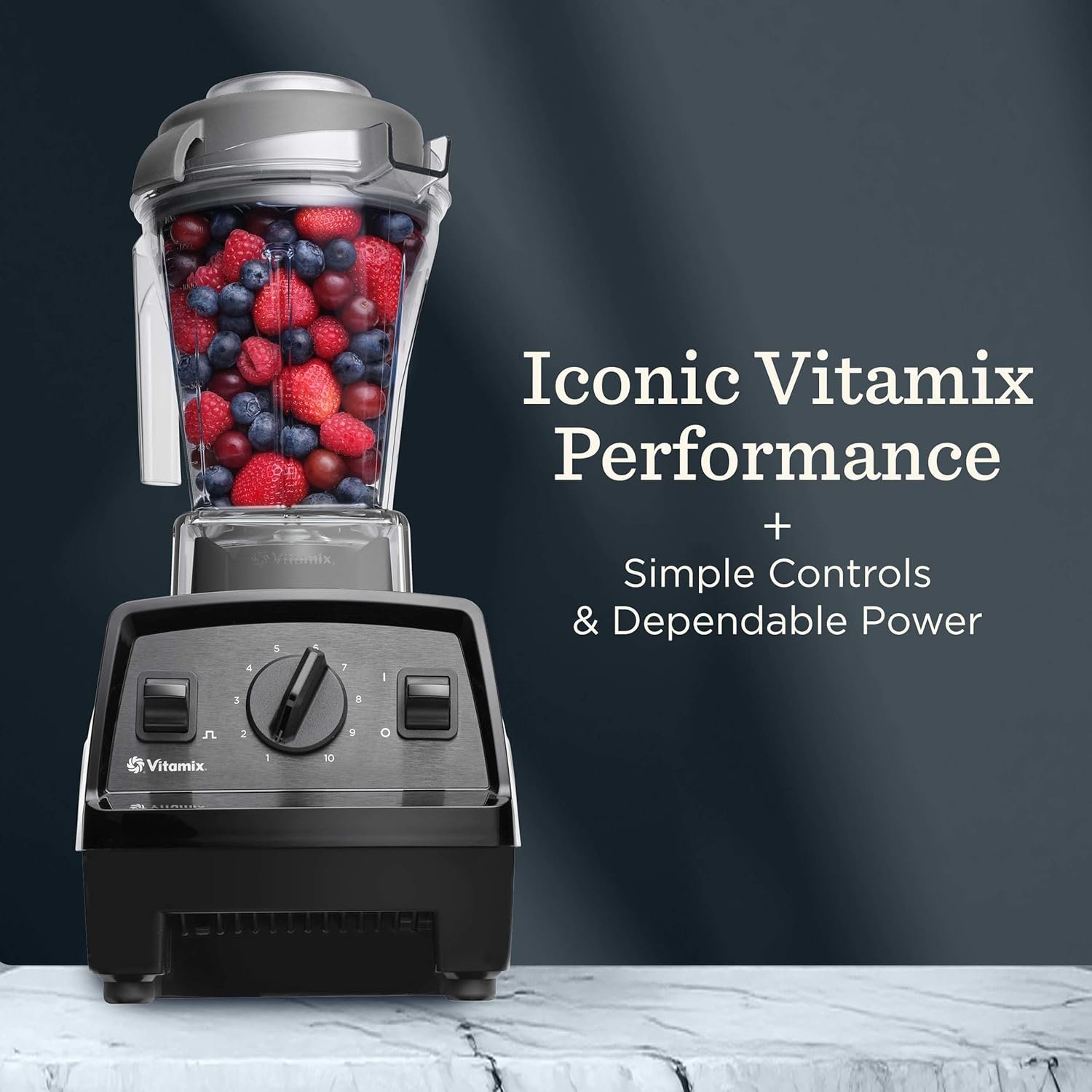 Vitamix Explorian E310 Blender, Professional-Grade Kitchen Blender for Smoothies, Soups, Juices and More, 10-Speed, Stainless Steel Blades, Self-Cleaning Kitchen Appliance, 48 Oz Container, Black - Image 3