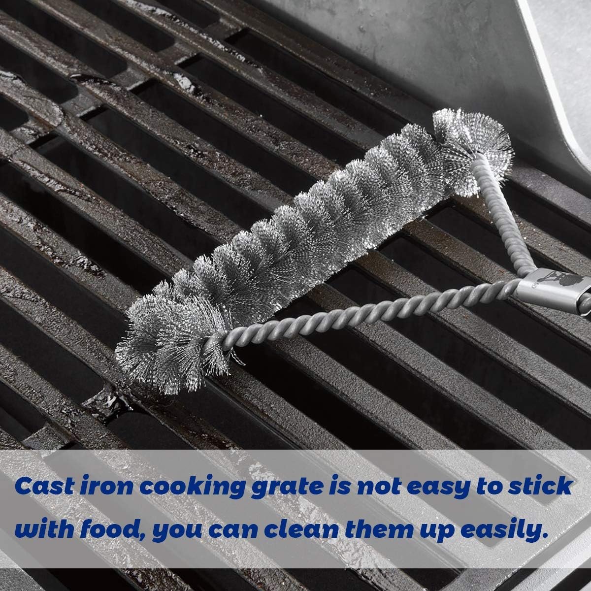 Utheer Cast Iron Grill Grates for Coleman Roadtrip Swaptop Grills LX LXE LXX, 2 Pcs Grill Cooking Grates Parts - Image 6