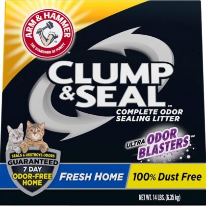 ARM & HAMMER Clump & Seal Cat Litter, Fresh Scent 14lb