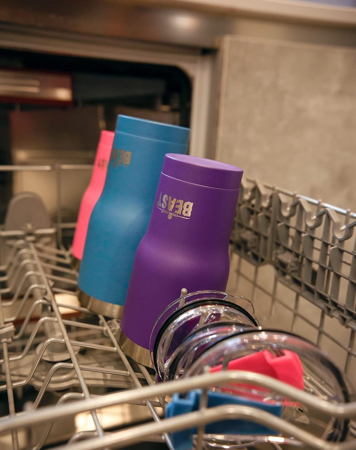 Beast 30 oz Tumbler Stainless Steel Vacuum Insulated Coffee Ice Cup Double Wall Travel Flask (Stormy Sky Blue) - Image 8