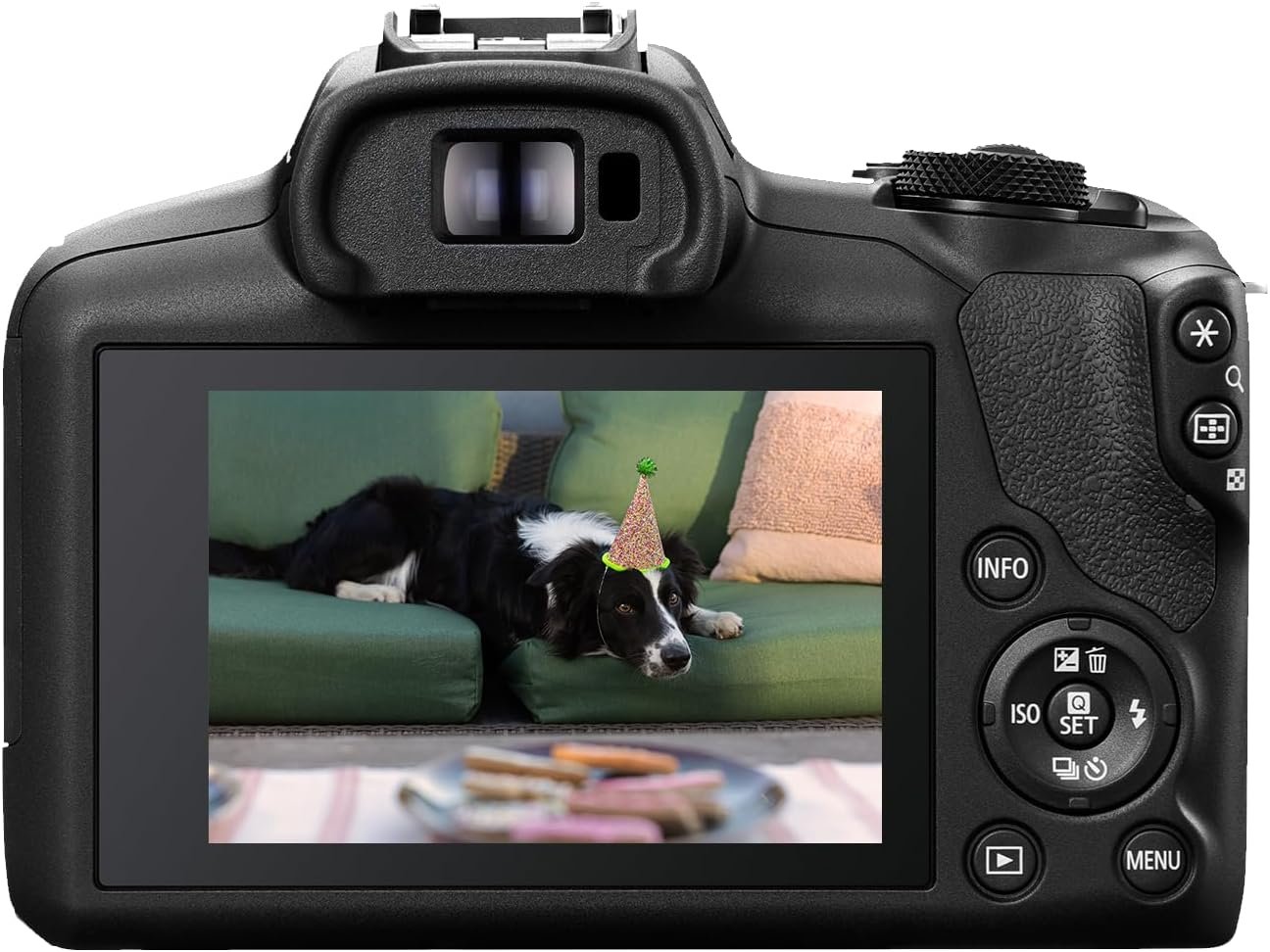 Canon EOS R100 Mirrorless Camera RF-S18-45mm F4.5-6.3 is STM Lens Kit, 24.1 Megapixel CMOS (APS-C) Sensor, 4K Video, RF Mount, Black - Image 3