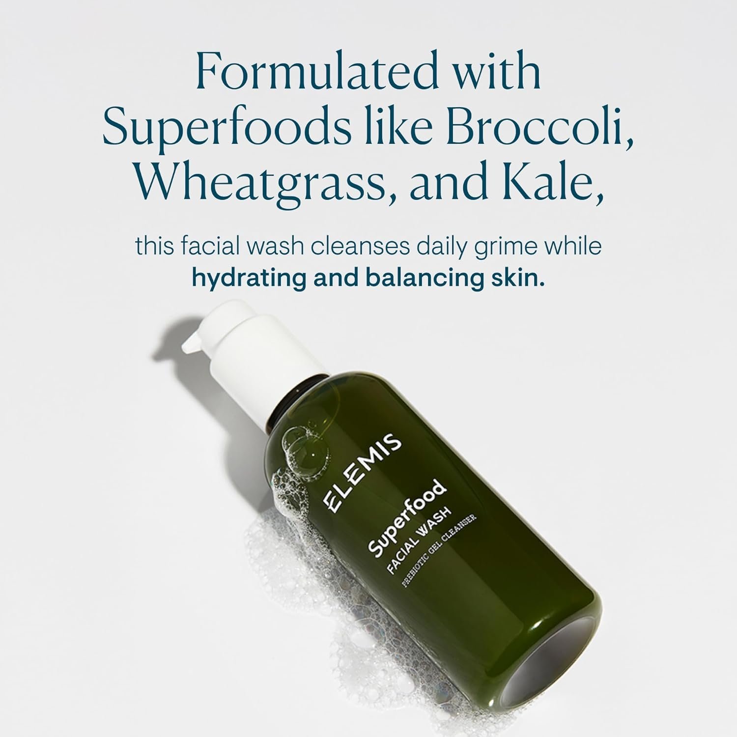 ELEMIS Superfood Facial Wash | Revitalizing Daily Prebiotic Gel Wash Gently Cleanses, Nourishes, and Balances Skin for a Fresh, Glowing Complexion - Image 3