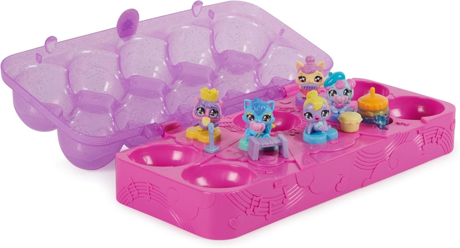 Hatchimals Alive, Egg Carton Toy with 5 Mini Figures in Self-Hatching Eggs, 11 Accessories, Gifts & Stocking Stuffers for Girls & Boys Ages 3 & up - Image 5