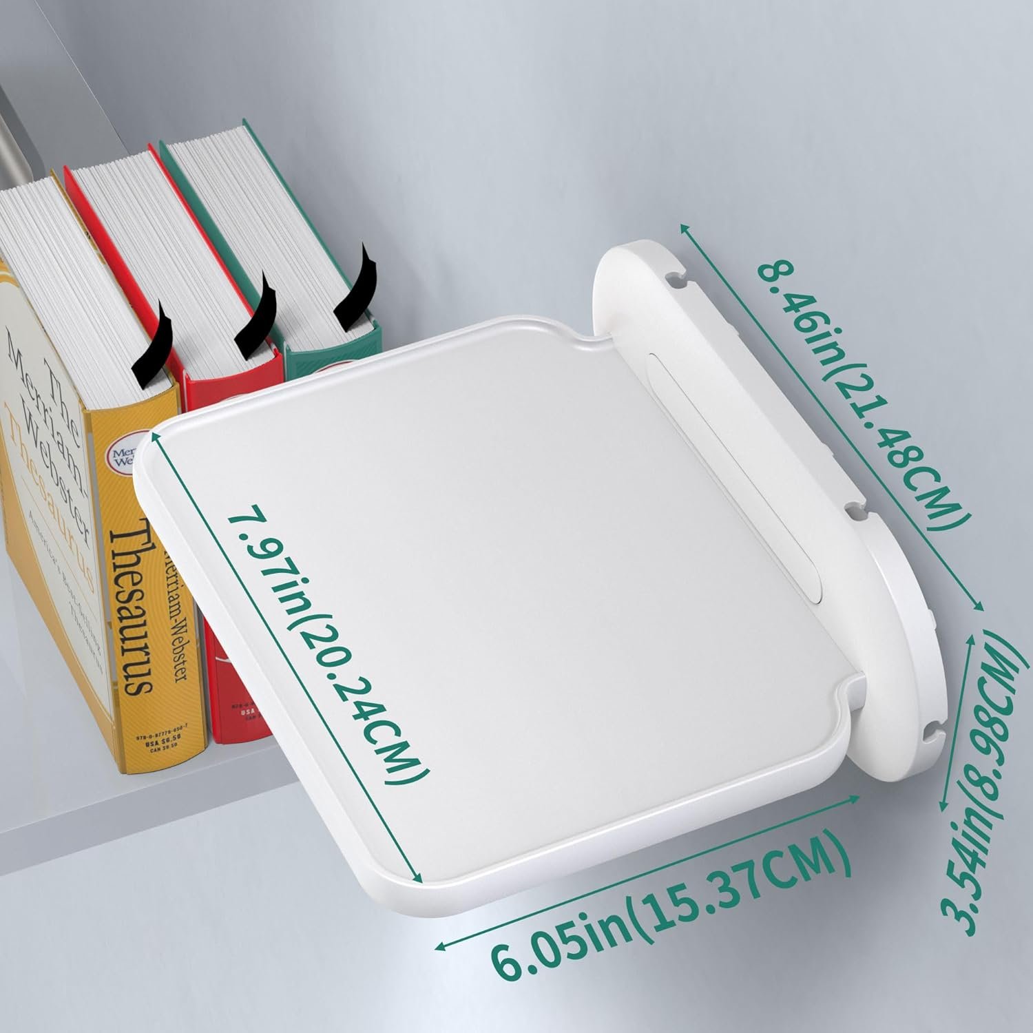 HomeMount Mount for Google Nest Hub Max - Wall Mount Holder Shelf Compaitble with NEST HUB MAX (White) - Image 6