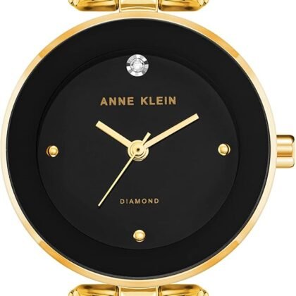 Anne Klein Women's Genuine Diamond Dial Bangle Watch
