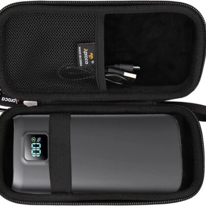 Aproca Power Bank Case Compatible with LOVELEDI 40000mAh / Anker 20,000mAh / Pxwaxpy 30,800mAh / RGVOTA 38800mAh / Ekrist 25800mAh / FOCHEW 30,800mAh Portable Charger (Case Only)