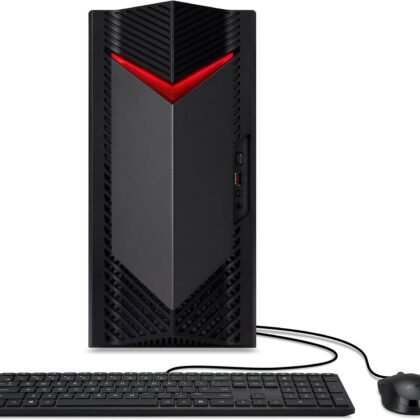 Acer Nitro 50 N50-656-UR16 Gaming Desktop | Intel Core i7-14700F 20-Core Processor | NVIDIA GeForce RTX 4060 | 16GB DDR5 5600MHz | 1TB PCIe Gen 4 SSD | Intel Wi-Fi 6E AX211 | Windows 11 Home