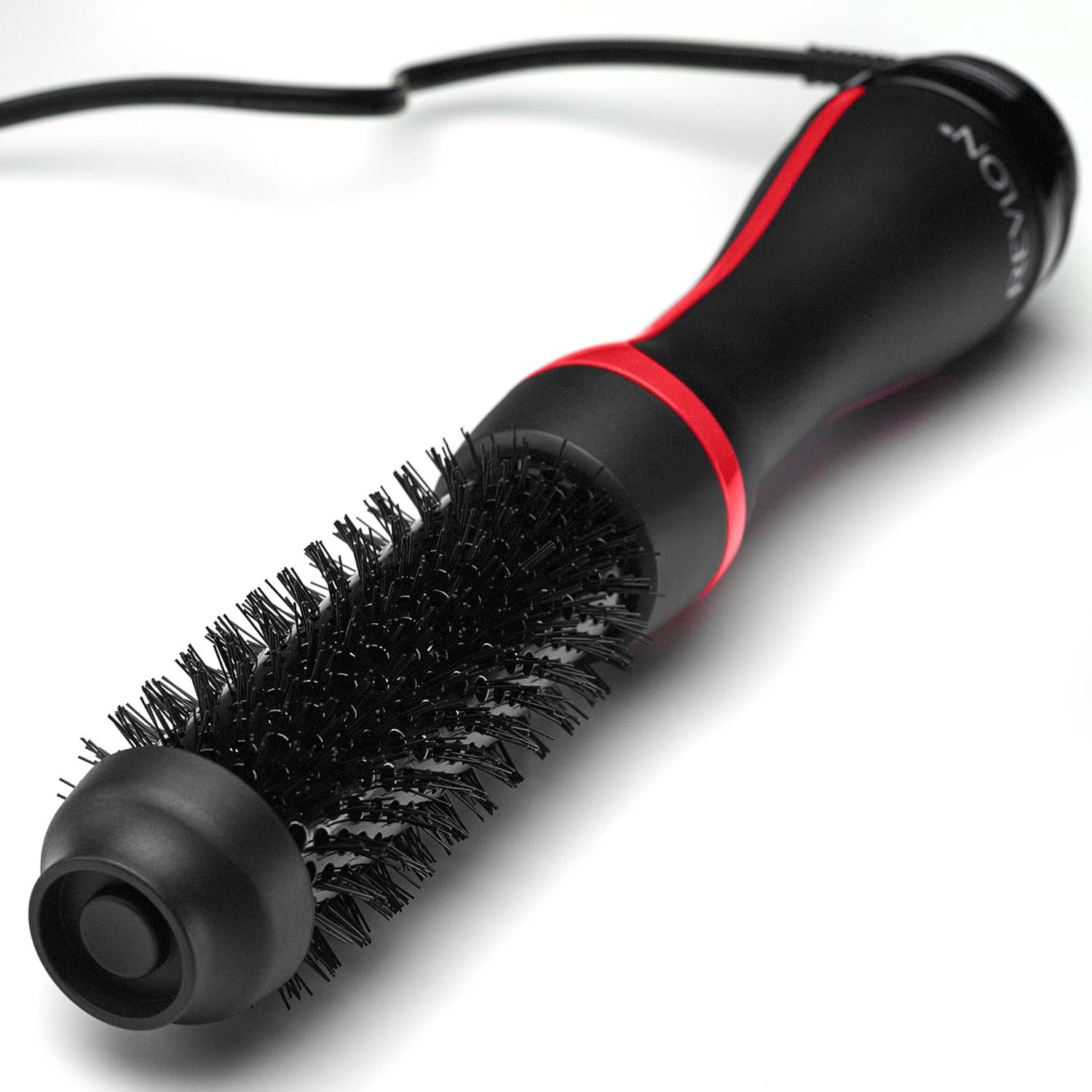 REVLON One-Step Root Booster Round Blow Dryer Brush and Hair Styler - Revive Styles, Boost Roots, and Add Volume to hair with this Hot Air Brush, 1 ½ inch Barrel (Black) - Image 5