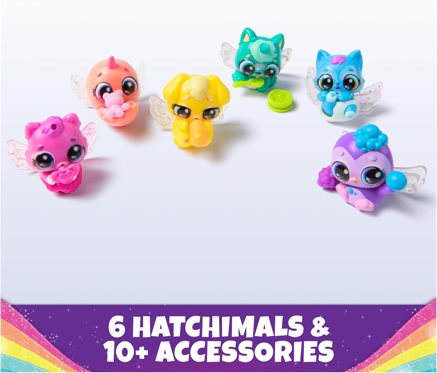 Hatchimals Alive, Rainbow Hatchery with 6 Mini Figures in Color Reveal Eggs & Over 10 Accessories, Gifts & Stocking Stuffers for Girls & Boys Ages 3 & up - Image 5