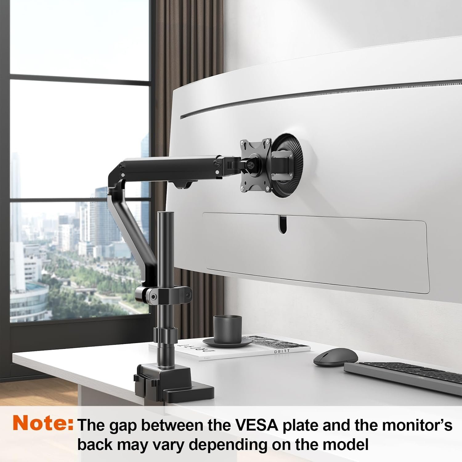 PUTORSEN VESA Adapter Plate Bracket - Compatible with Samsung Odyssey G9, Neo G9, CRG9, CHG9 and CHG90 Monitors,VESA 100x100,Black - Image 7