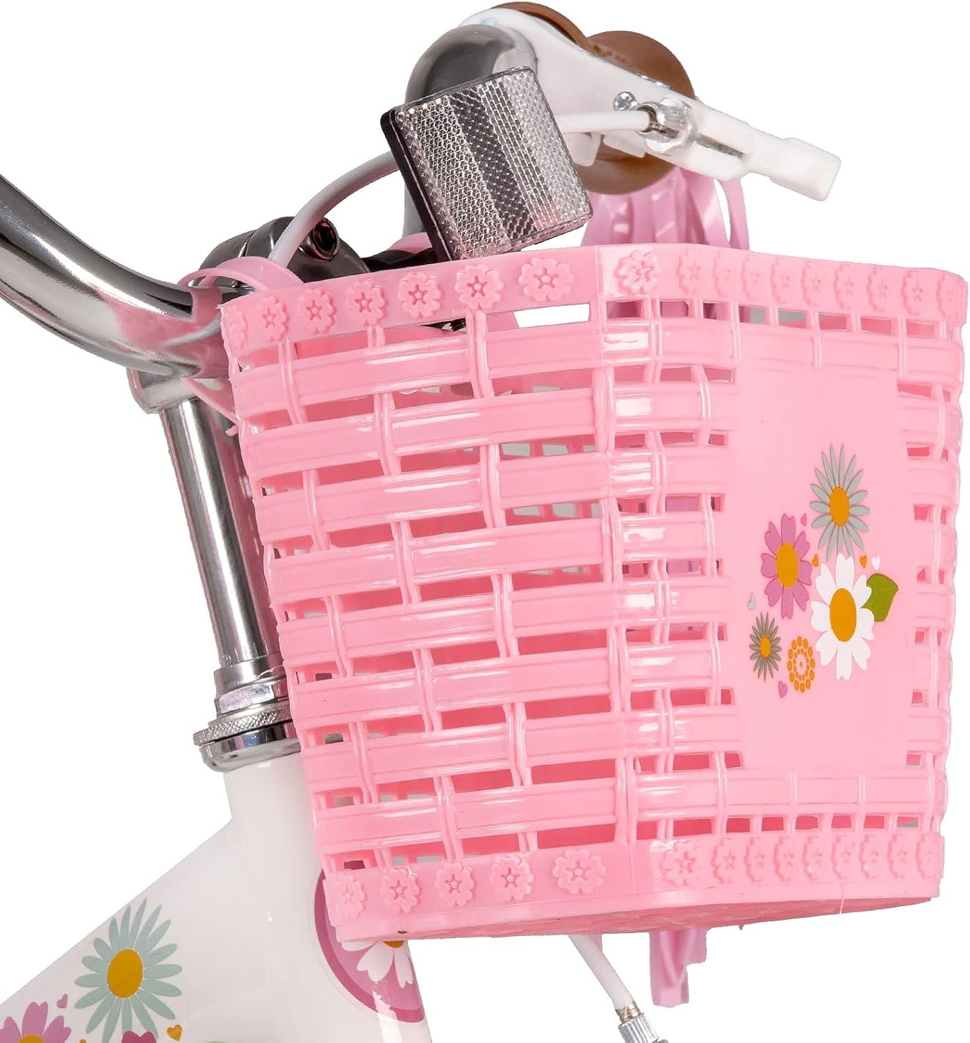JOYSTAR Little Daisy Kids Bike for Girls Boys Ages 2-7 Years, 12 14 16 Inch Girls Bikes with Doll Bike Seat & Streamers, Boys Bike with Flag & Number Plate, Multiple Colors - Image 7