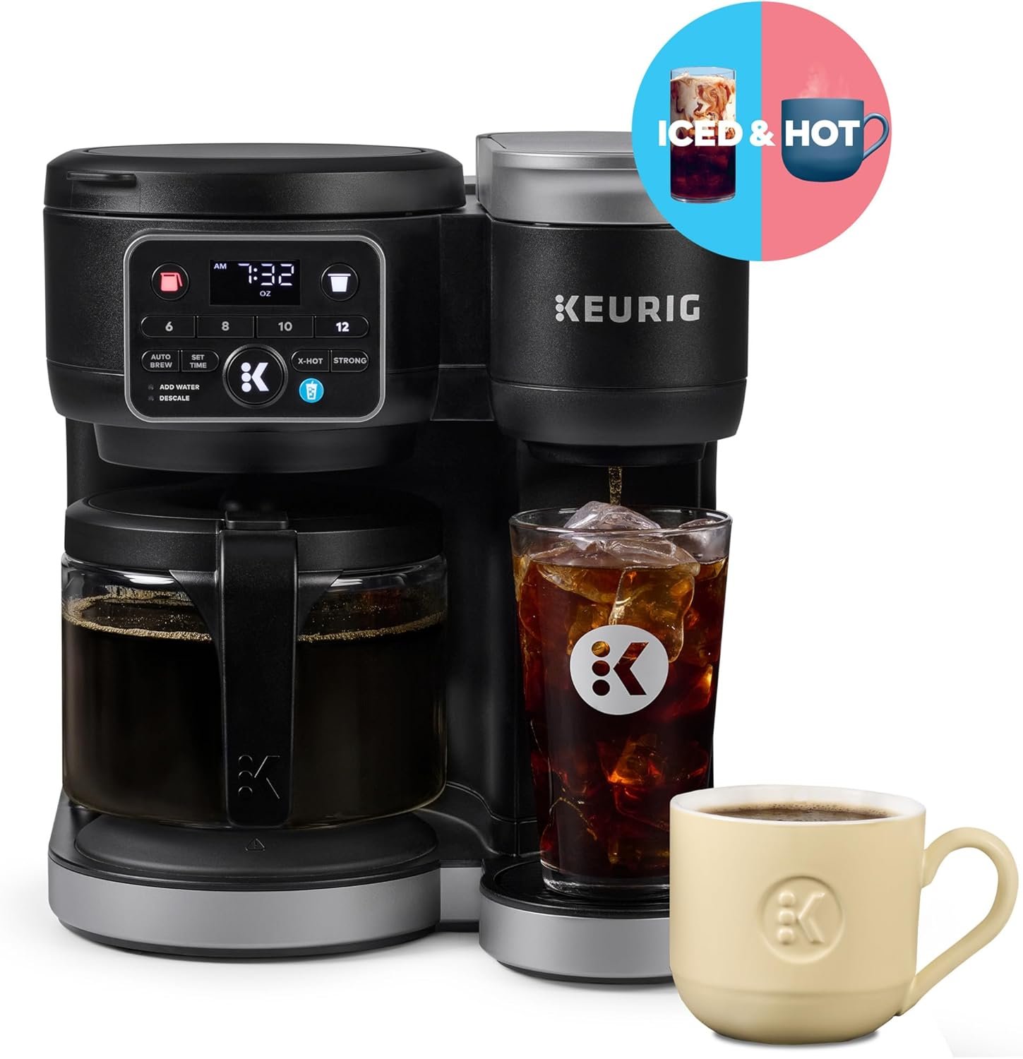 Keurig K-Duo Hot & Iced Single Serve & Carafe Coffee Maker – MultiStream Technology, 72oz Reservoir, Ideal for Holiday Hosting & Gift Giving (Gen 2) - Image 9