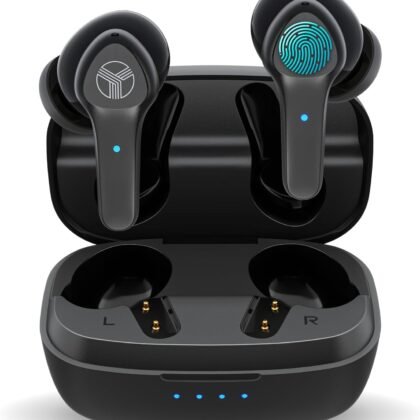 TREBLAB X9 Pro - Hybrid Active Noise Cancelling Earbuds, High-Precision Sound, 6 AI Mics for Calls, IPX6 Waterproof, 50H Playtime, Comfortable for Sports, Work, Travel. Wireless Earbuds Bluetooth 5.3