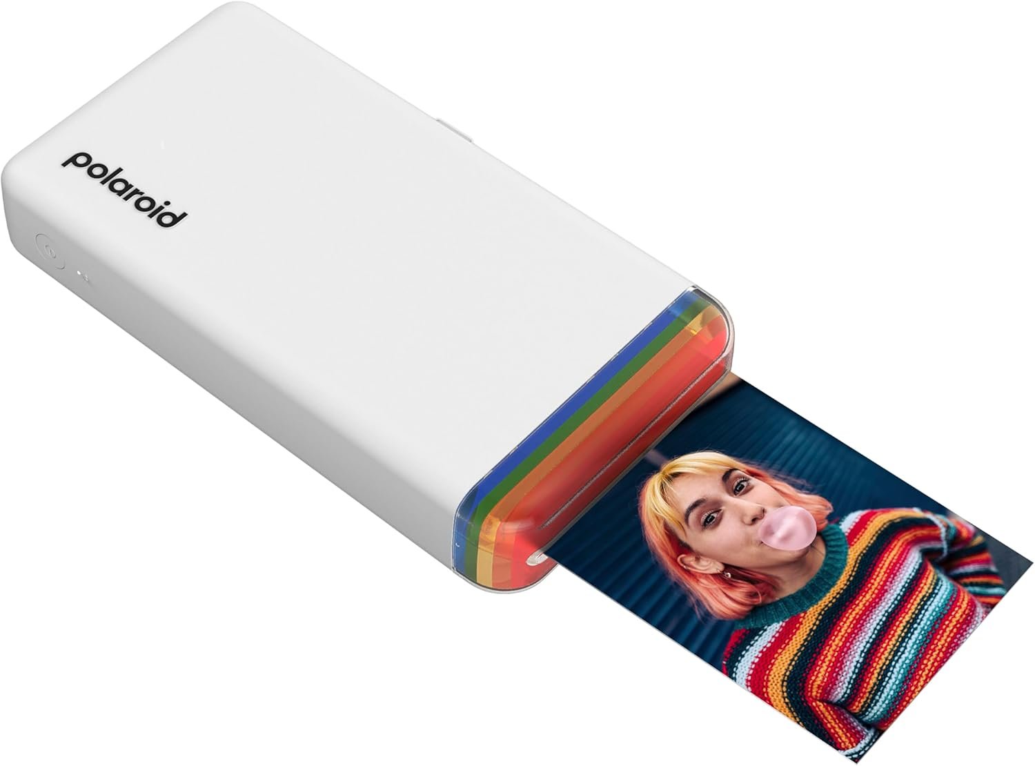 Polaroid Hi-Print + Paper Bundle - 2nd Generation Bluetooth Connected 2x3 Pocket Photo Dye-Sub Printer - White Printer + 40 Photos (6438) - Image 2