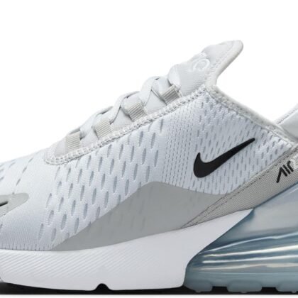 Nike Air Max 270 Women's Shoes (AH6789-018, Pure Platinum/Light Smoke Grey/Metallic Silver/Black)