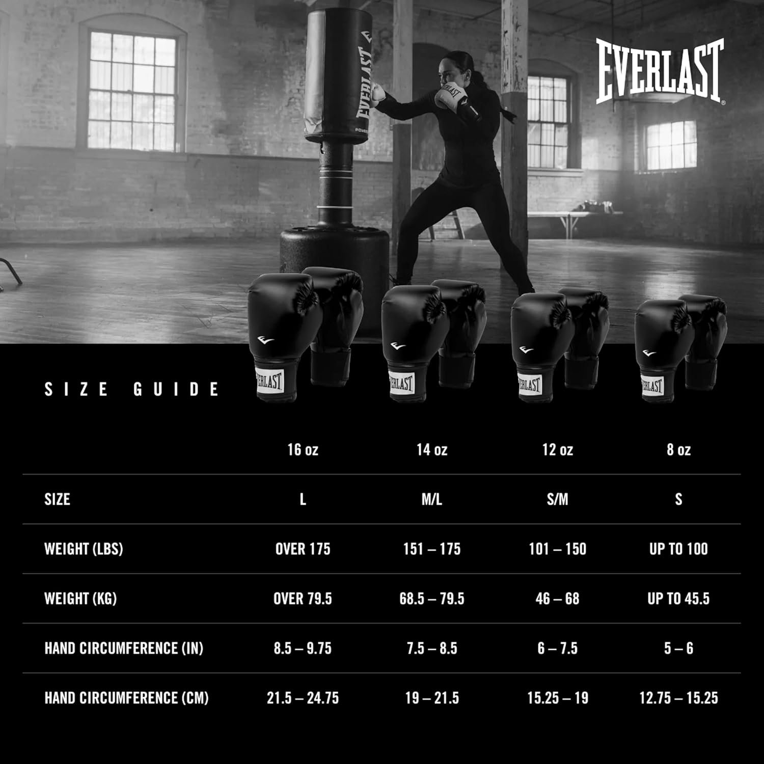 Everlast Prostyle 2 Boxing Gloves, Entry Level Training Gloves for Men and Women, Secure Fit Hook and Loop Closure & Ventilation, Heavy Bag & Speedbag Training - Image 6