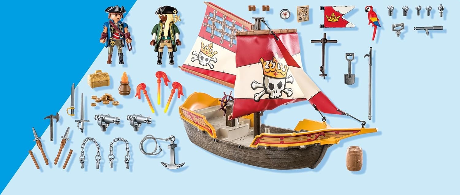 Playmobil Pirate Ship - Image 7