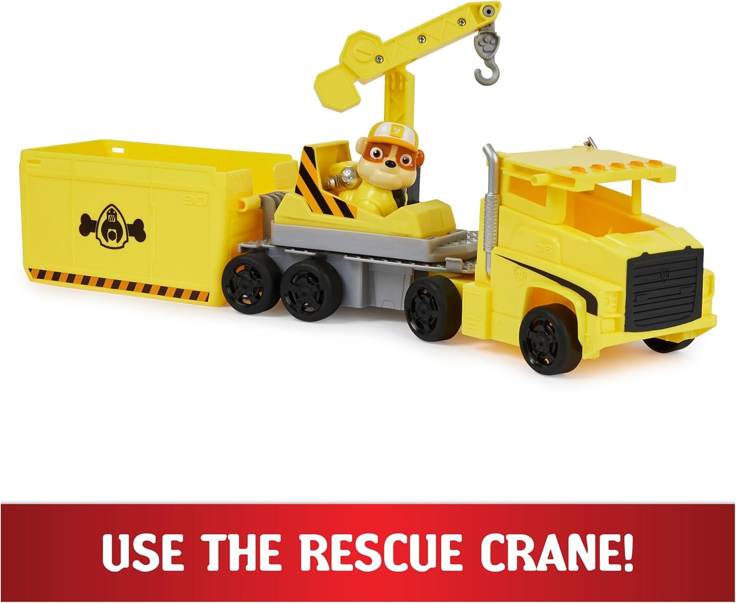 Paw Patrol, Big Truck Pup’s Rubble Transforming Toy Trucks with Collectible Action Figure, Kids Toys for Ages 3 and up - Image 6
