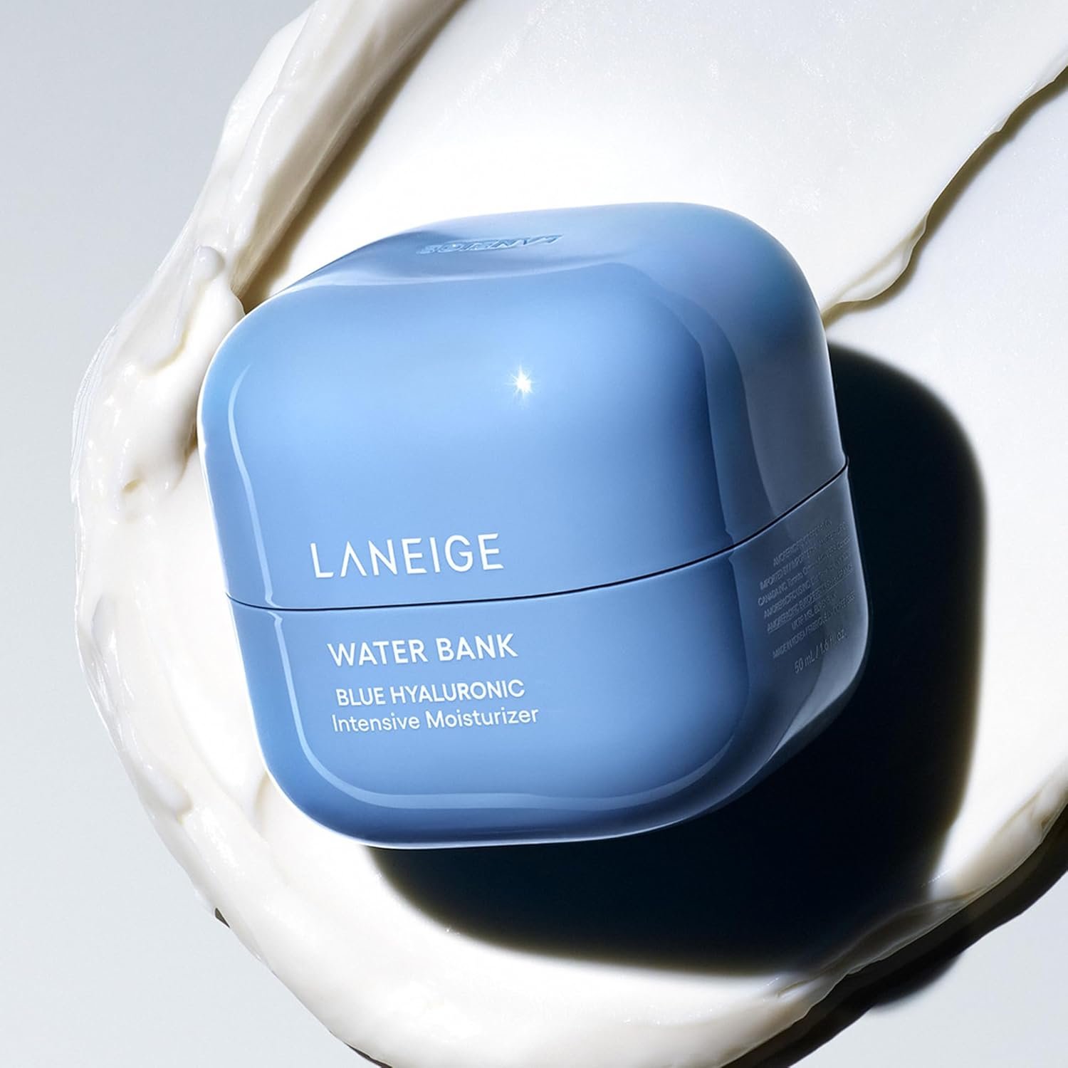 LANEIGE Water Bank Blue Hyaluronic Intensive Moisturizer: Hydrating Face Cream for Extra Dry Skin with Squalane & Peptide for Skin Barrier Support, Dermatologist-Tested - Image 2