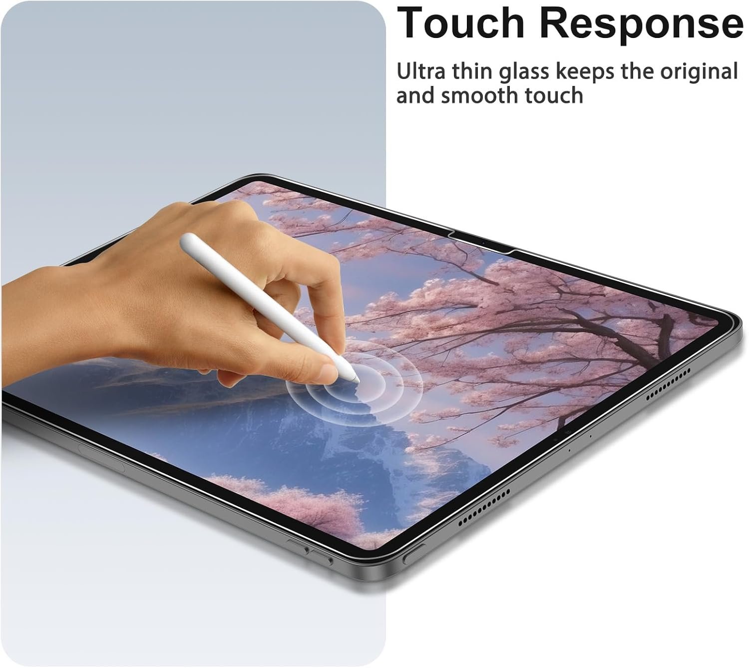 SPARIN 2 Pack Screen Protector for iPad Air 11-inch M3 2025 & M2 2024, (iPad Air 7th/6th Generation), Tempered Glass-Apple Pencil Pro & Case Compatible, Anti-Scratches, High Definition - Image 8