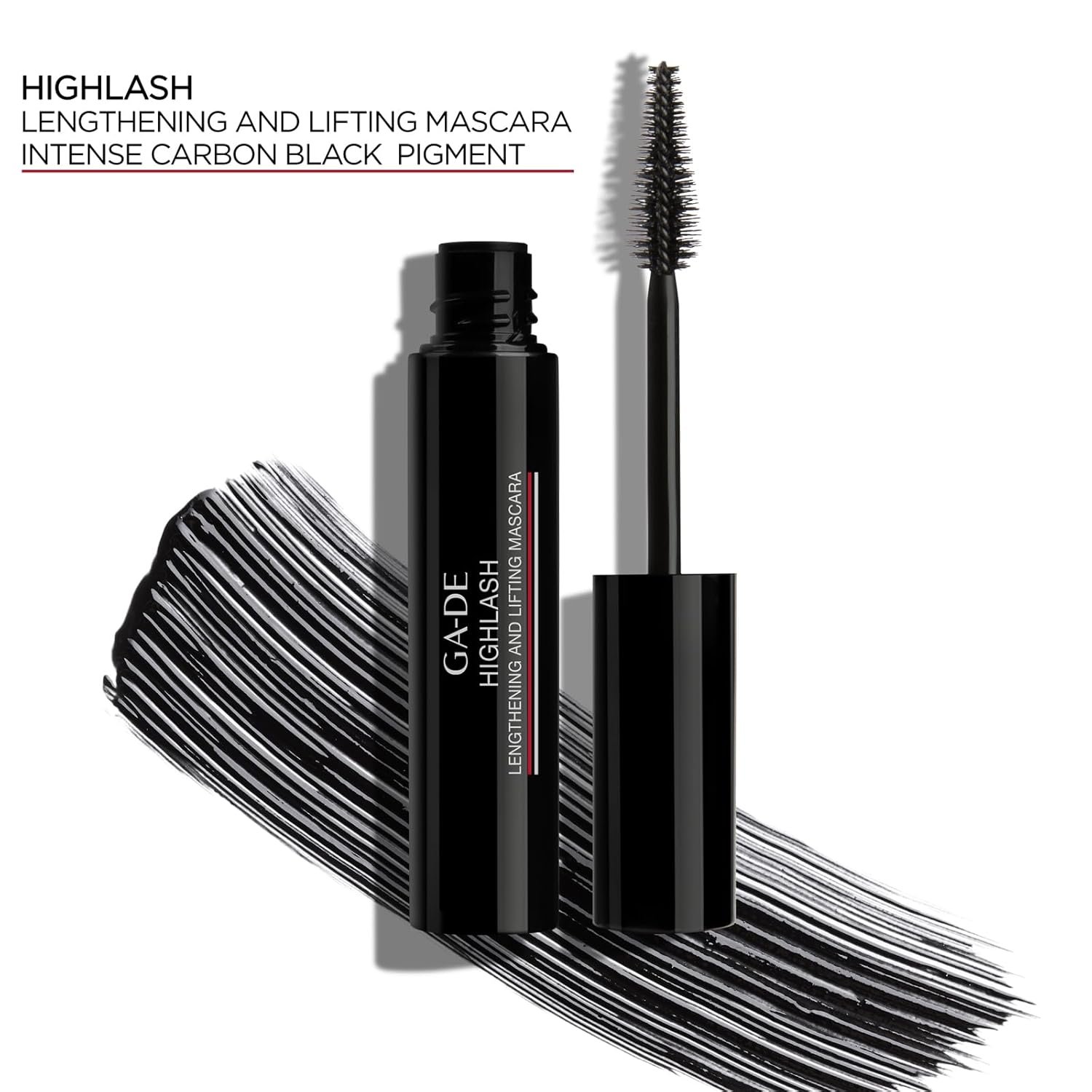 GA-DE Highlash Lengthening and Lifting Mascara - Volume and Length, Intense Carbon Mascara - Nourishing Formula Defines Lashes - Black - 0.27 oz - Image 5