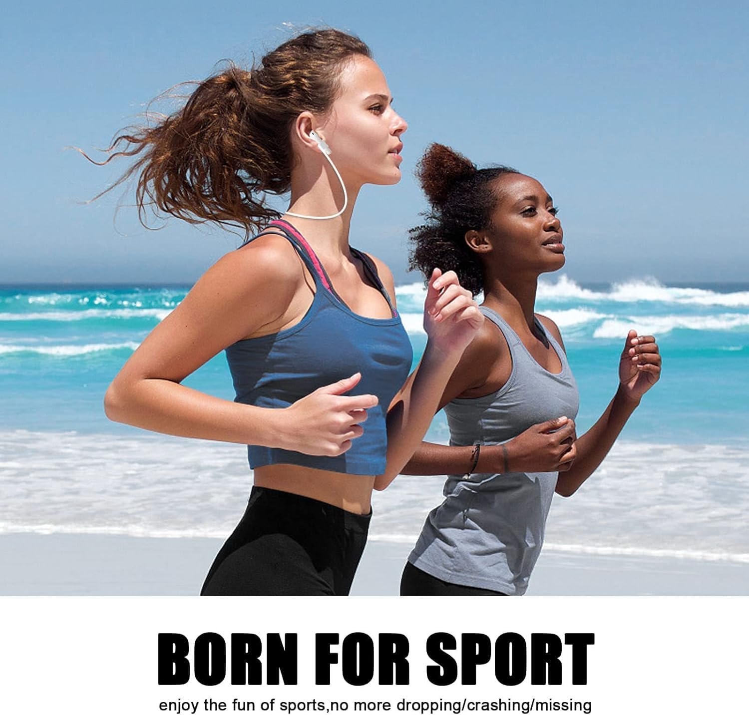 5 Pack Ultra Strong Magnetic AirPods Pro Straps, Anti-Lost Neck Cord for AirPods Pro 3 2025,AirPods 4th, AirPods Pro 2nd/1st, AirPod 3rd, AirPod 2nd/1st - 5 Pcs Silicone Sports Lanyard and 2 Ear Hook - Image 9