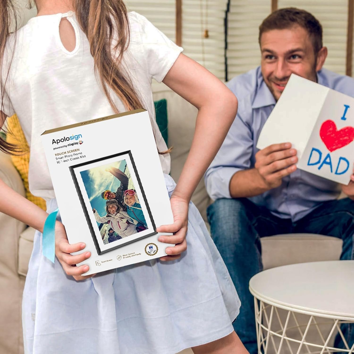 Digital Picture Frame Powered by Nixplay 10.1", Share Photos/Videos via Nixplay App or Email, WiFi Digital Photo Frame with Easy Setup, Support Alexa, Free Cloud Storage, Auto Rotate, Gifts for Mom - Image 8