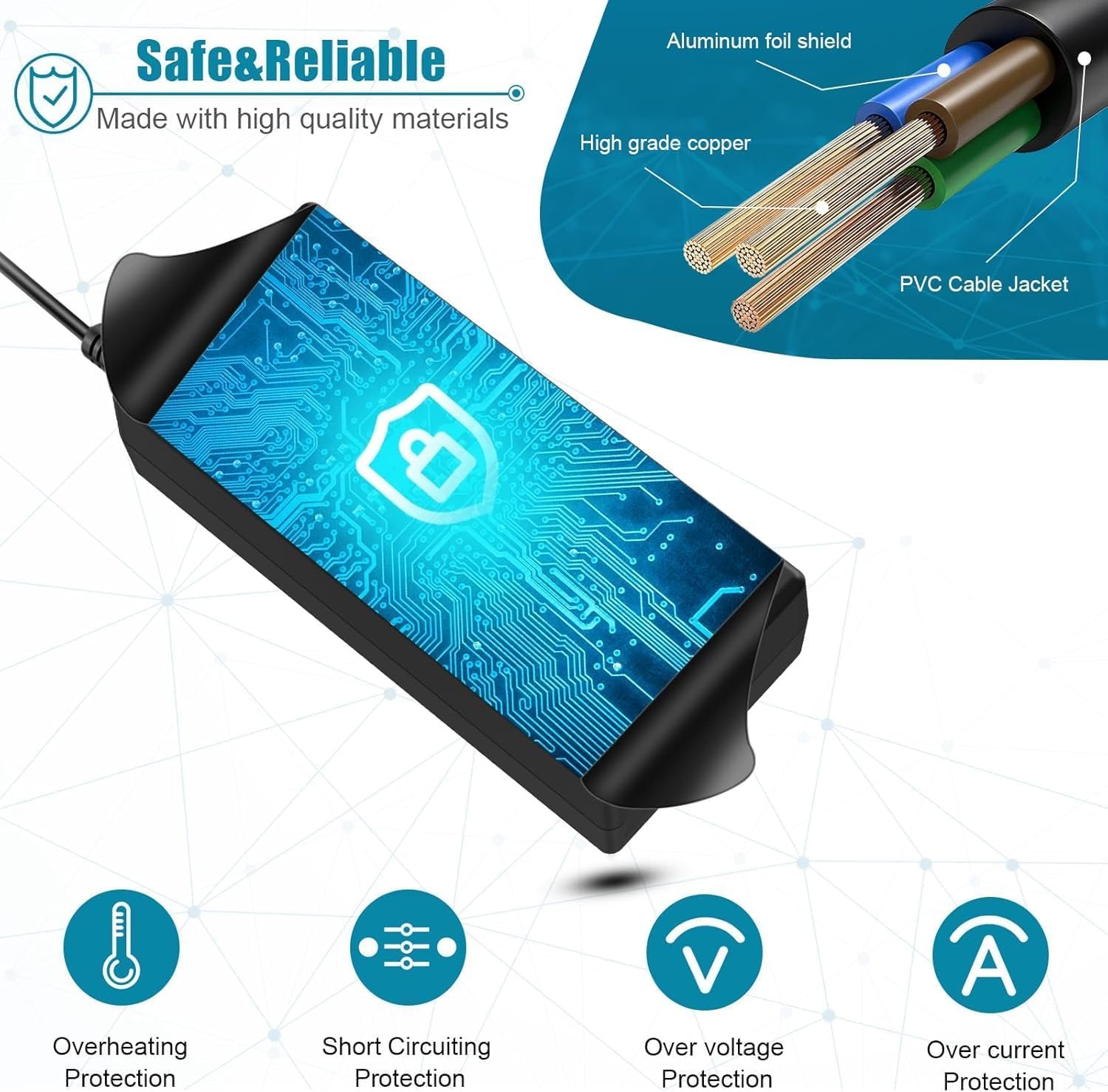 24V(29.4V max) Charger for Razor MX350 Charger Scooter, Crazy Cart, Dirt Quad ATV, Pocket Mod, Motorcycle, MX400 Dirt Rocket, E300, E200, E100, Moped, Go Kart Battery Cargador - Image 6