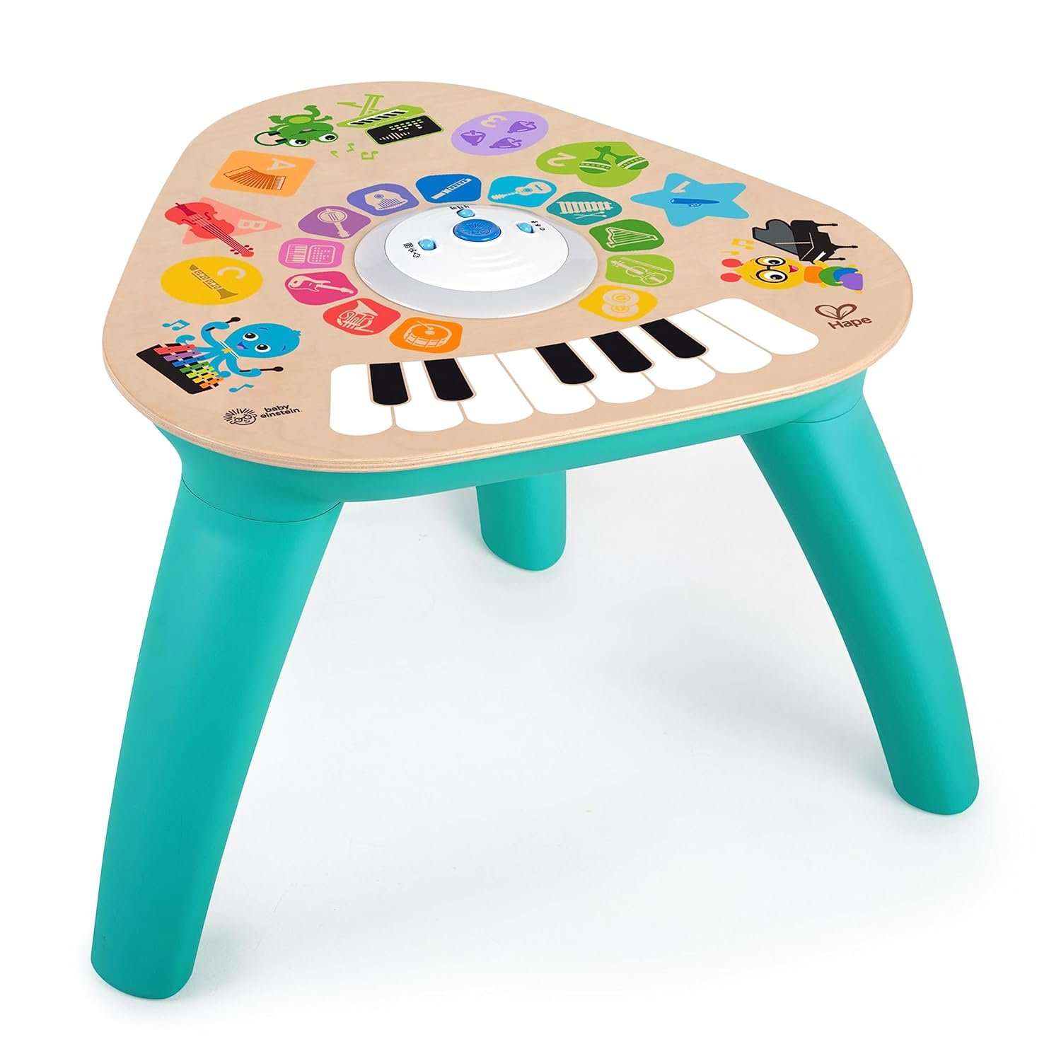 Baby Einstein Clever Composer Tune Table Magic Touch Electronic Wooden Activity Toddler Toy, Ages 6 Months +