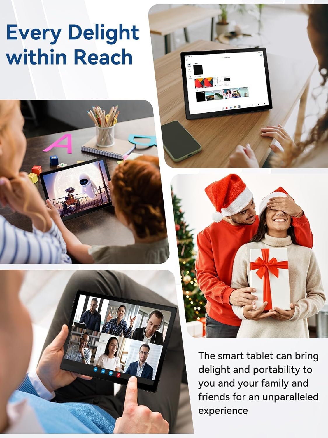 2025 Upgraded Android Tablet with Charging Speaker Dock, 2 Years Protection, Otca-Core CPU, 14GB+64GB Storage with 1TB Expansion, WiFi 6, BT5.3, Google Tablet, US Version - Image 9