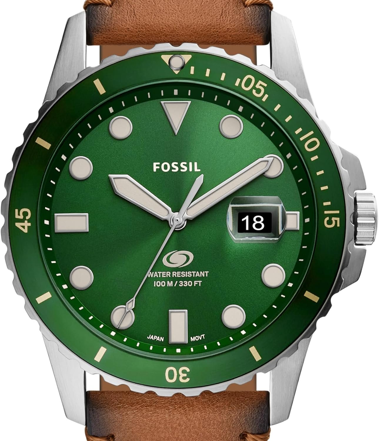 Fossil Men's Fossil Blue Quartz Stainless Steel Three-Hand Watch - Image 4