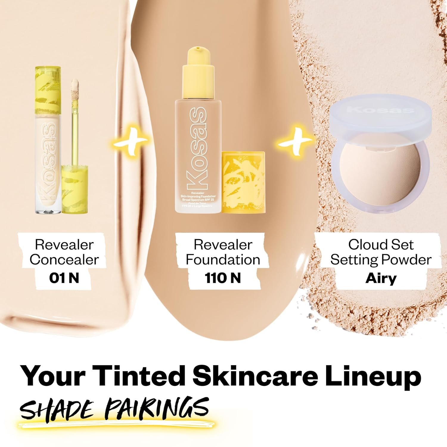 Kosas Revealer Concealer - Medium Coverage Makeup with Hyaluronic Acid, Conceals Dark Circles Under Eyes, Dark Spots and Blemishes + Brightens, Hydrates, Long-Lasting & Vegan, (Tone 01 N) - Image 7