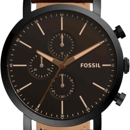 Luther Chronograph Brown Leather Watch
