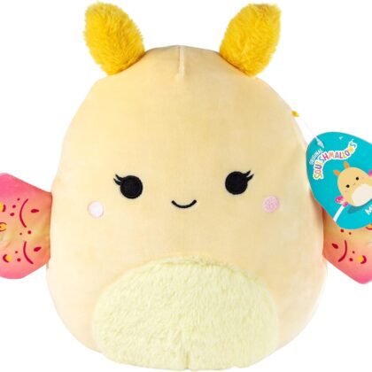 Squishmallows Original 10 Inch Miry The Christmas Moth - Official Jazwares Holiday Plush - Soft, Cuddly Collectible Stuffed Animal Toy - 2025 Limited Edition - Gift for Boys, Girls, & Kids