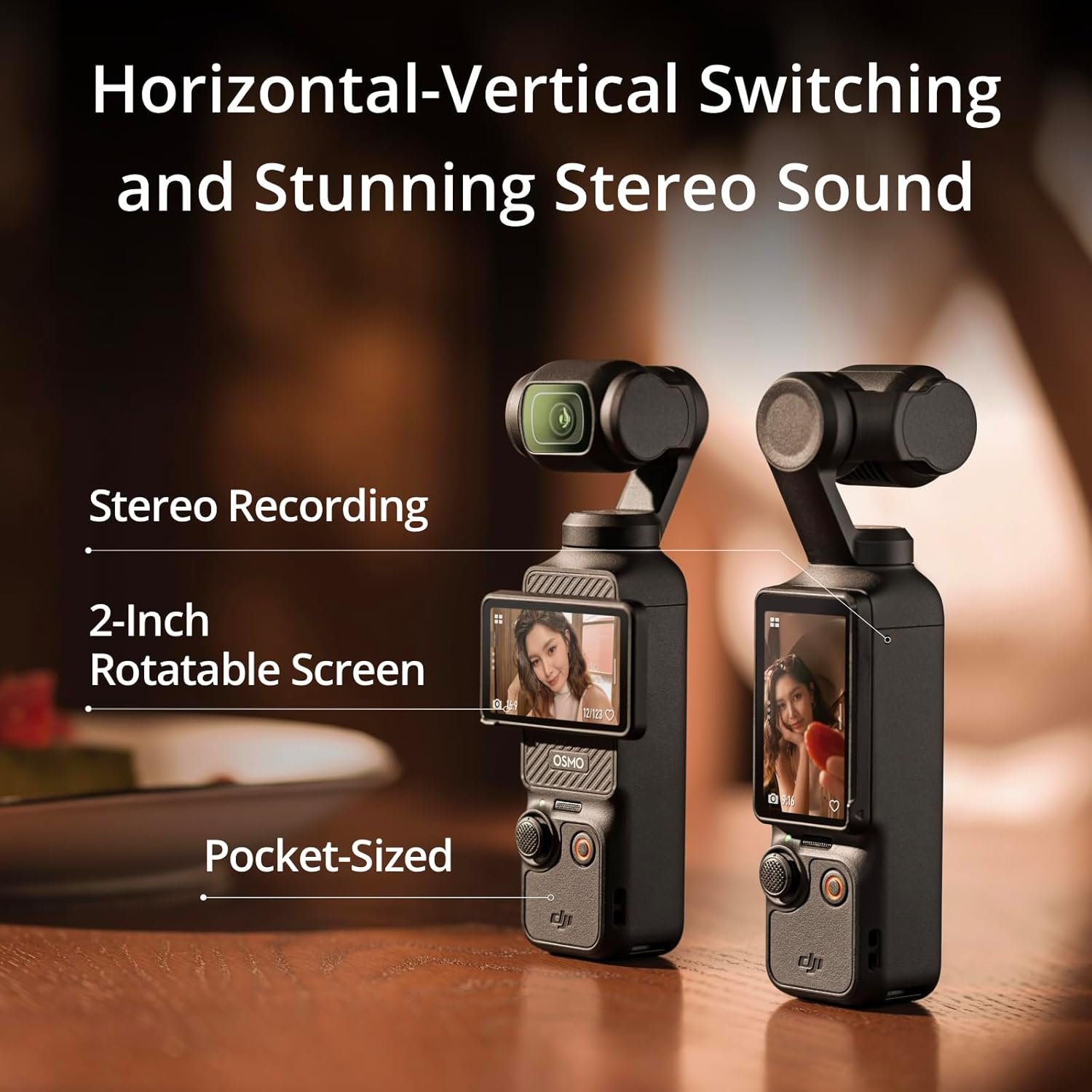 DJI Osmo Pocket 3, Vlogging Cameras with 1'' CMOS & 4K/120fps Vlog Camera, 3-Axis Stabilization, Fast Focusing, Face/Object Tracking, Digital Vlogging Camera for YouTube - Image 4