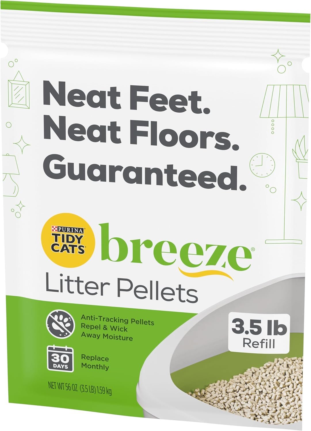 Purina Litter Tidy Cat Breeze Pellets, 3.5 lb, 2 Packs, Limited Edition - Image 4
