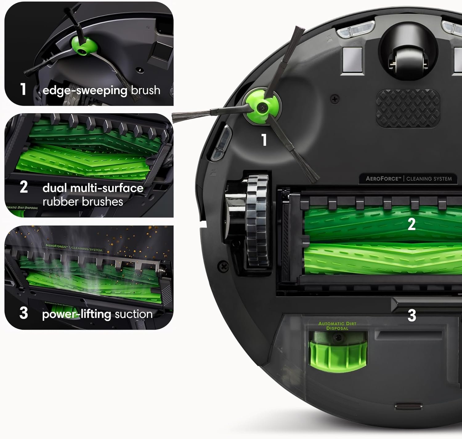 iRobot Roomba j9+ Self-Emptying Robot Vacuum – Powerful Suction, Identifies and Avoids Obstacles Like pet Waste, Self-Empties for 60 Days, Best for Homes with Pets, Smart Mapping, Works with Alexa - Image 9