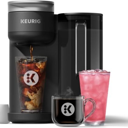 Keurig K-Brew + Chill Iced & Hot Single Serve Coffee Maker with QuickChill & MultiStream Technology, 70oz Reservoir, Strong Brew, Holiday Gift Favorite