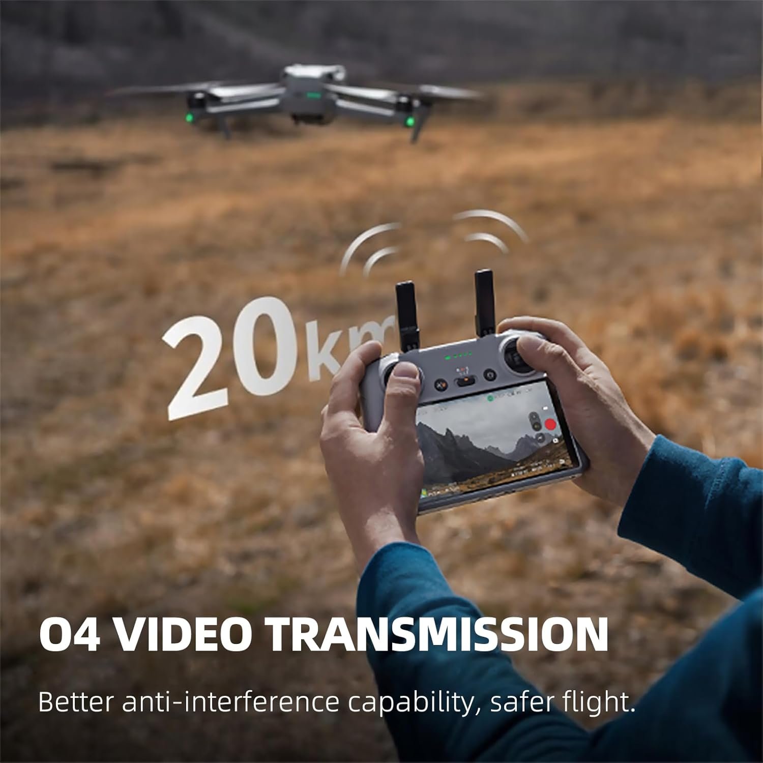 Original Mini 4 Pro RC 2 Remote Controller for DJI Mini 4 PRO/Air 3 Drone,Light and Compact with a 5.5-inch FHD Screen,New Processor,O4 Video Transmission,and 2T4R ,Smart Controller for Drones - Image 4