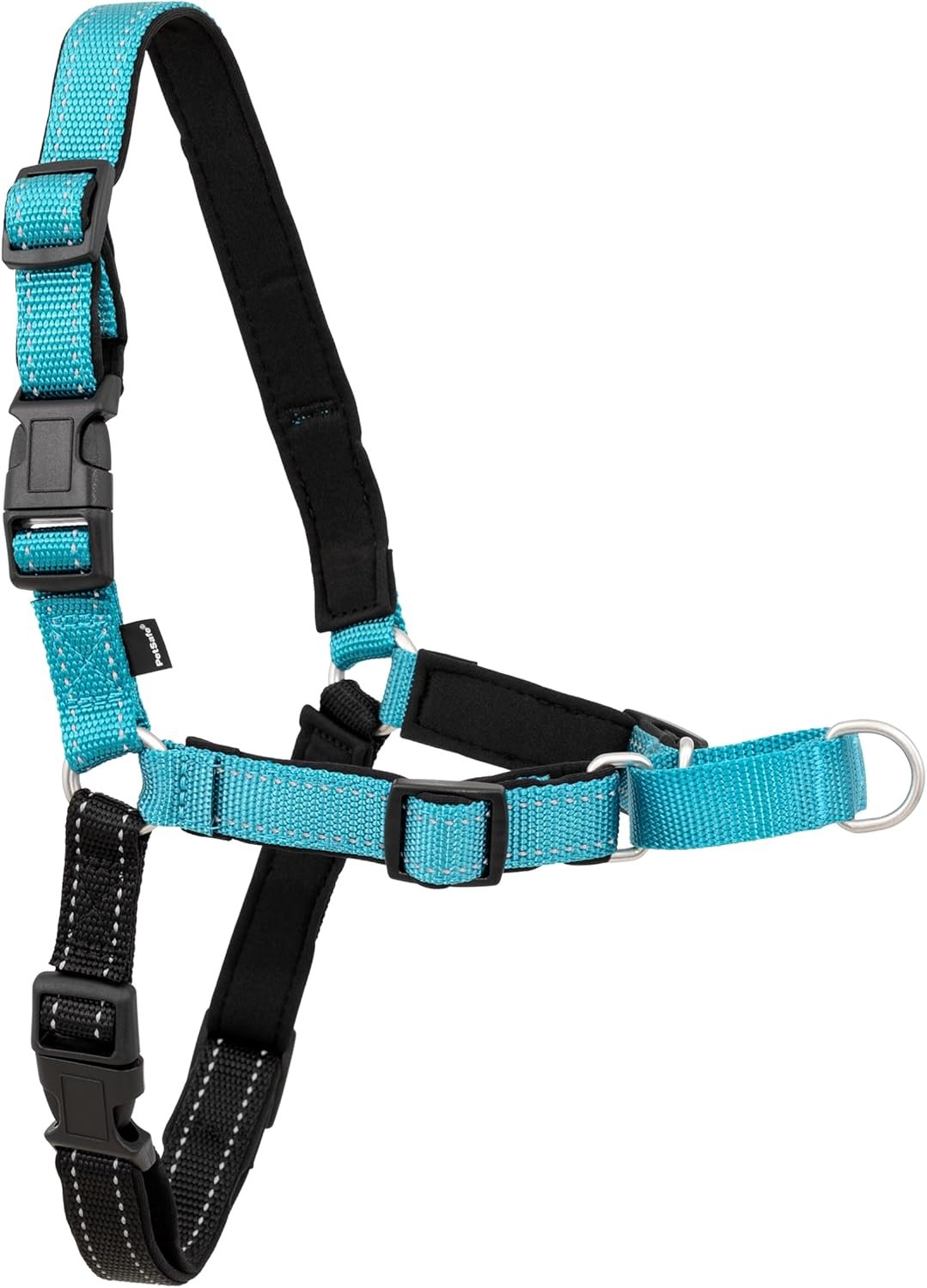 PetSafe Deluxe Easy Walk Harness - Trainer-Trusted Dog Chest Harness with Breathable Martingale Loop Design - Helps Stop Pulling with No Choking & Gagging - Large - Ocean