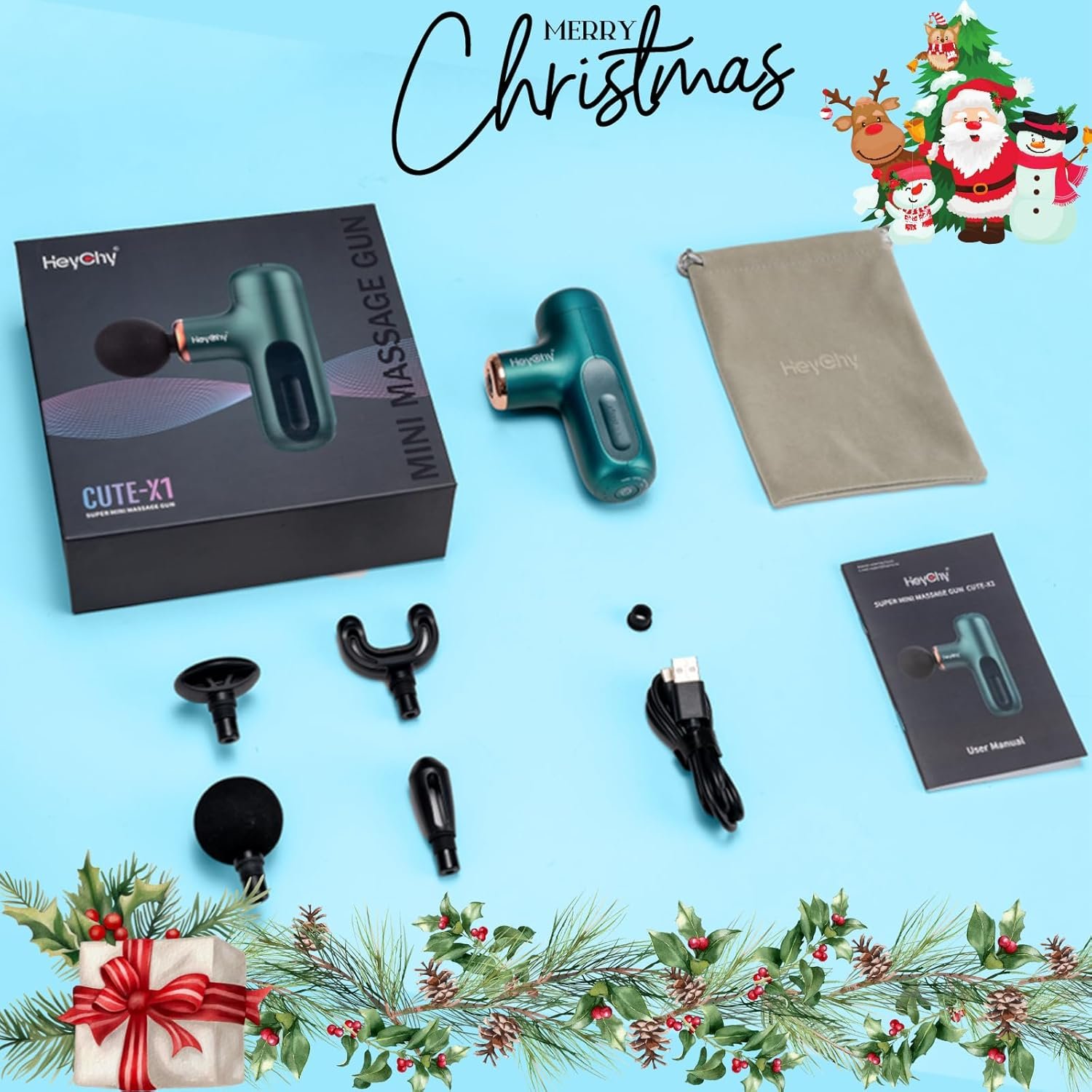 Super Mini Massage Gun, Percussion Deep Tissues Muscle Massager, Compact Sports Travel Massage Gun, Portable Handheld Massager for Office Gifts for Her, Home, Athletes - Image 8