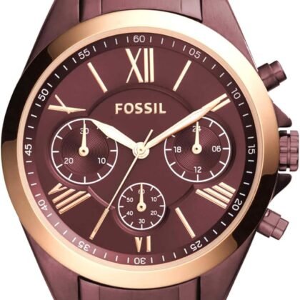 Fossil Women's Modern Courier Stainless Steel Chronograph Dress Quartz Watch