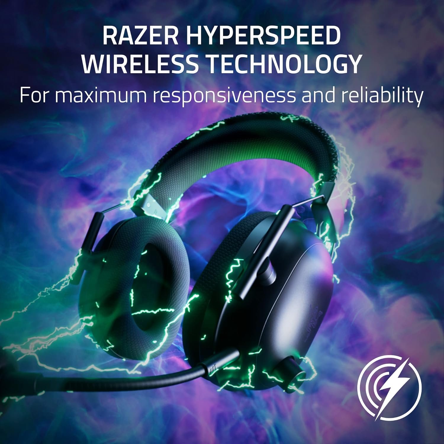 Razer BlackShark V2 Pro Wireless Gaming Headset: Super Wideband Mic - Pro Tuned FPS Profiles - 50mm Drivers - Plush Noise Isolating Earcups - 70 Hr Battery - Bluetooth - for PC, PS5, Switch 2 - Black - Image 5