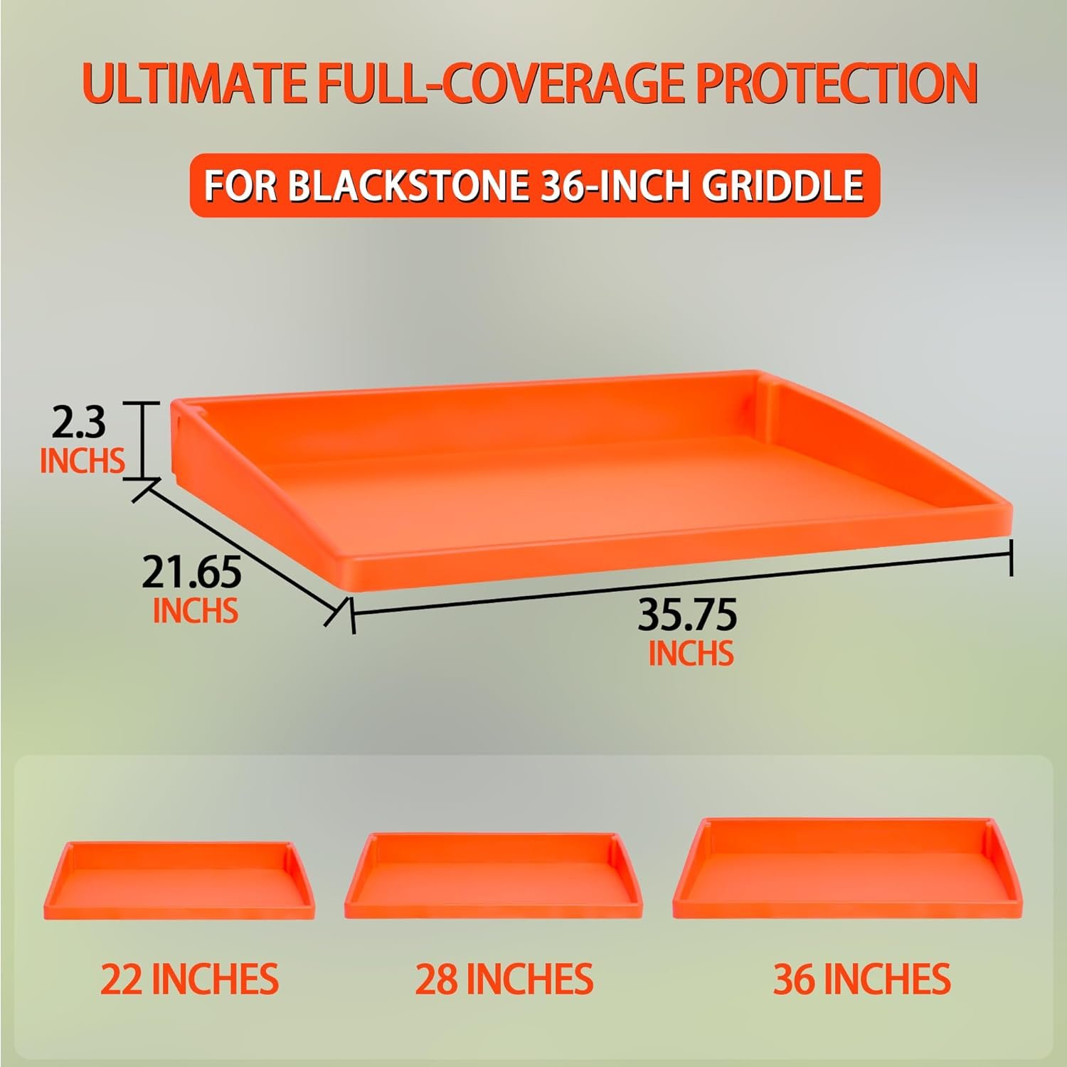 Upgraded Silicone Griddle Mat for Blackstone 36 Inch True Fully Wrapped Coverage Food-Grade Silicone Mat, Easy to Clean, Heat & Cold Resistant, Prevent Rust, Griddle Cover (Full-Cover 36") - Image 3