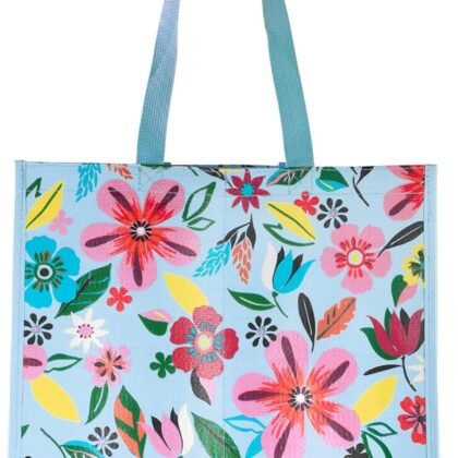 Kate Spade New York Reusable Shopping Bag, Grocery Tote with Shoulder Straps, Large Collapsible Tote