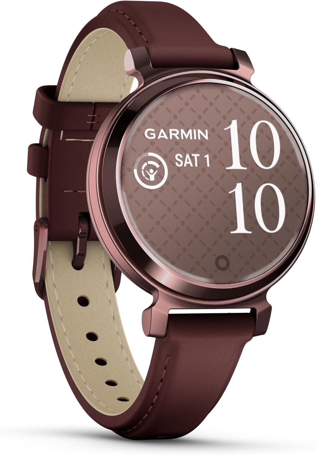 Garmin Lily 2, Small and Stylish Smartwatch, Hidden Display, Patterned Lens, Up to 5 Days Battery Life, Mulberry - Image 6
