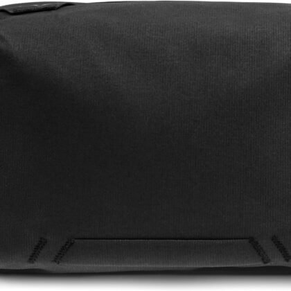 Peak Design Tech Pouch, Black, Electronics Organizer for Travel or Everyday Carry, Origami-Style Storage, Cable Pass-Through, Weatherproof Recycled Nylon, Gear Carry Bag for Men and Women