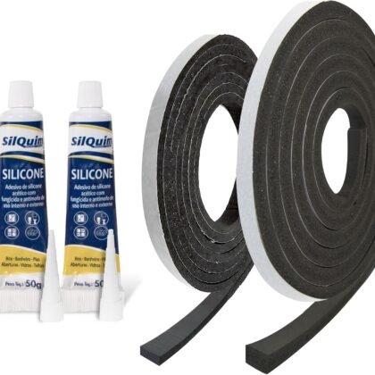 Universal Pet Door Install and Extreme Weather Proofing Kit, 100" Seal fits All Dog and cat Doors, Sliding Glass Doors, Compatible with PetSafe and Ideal pet Doors