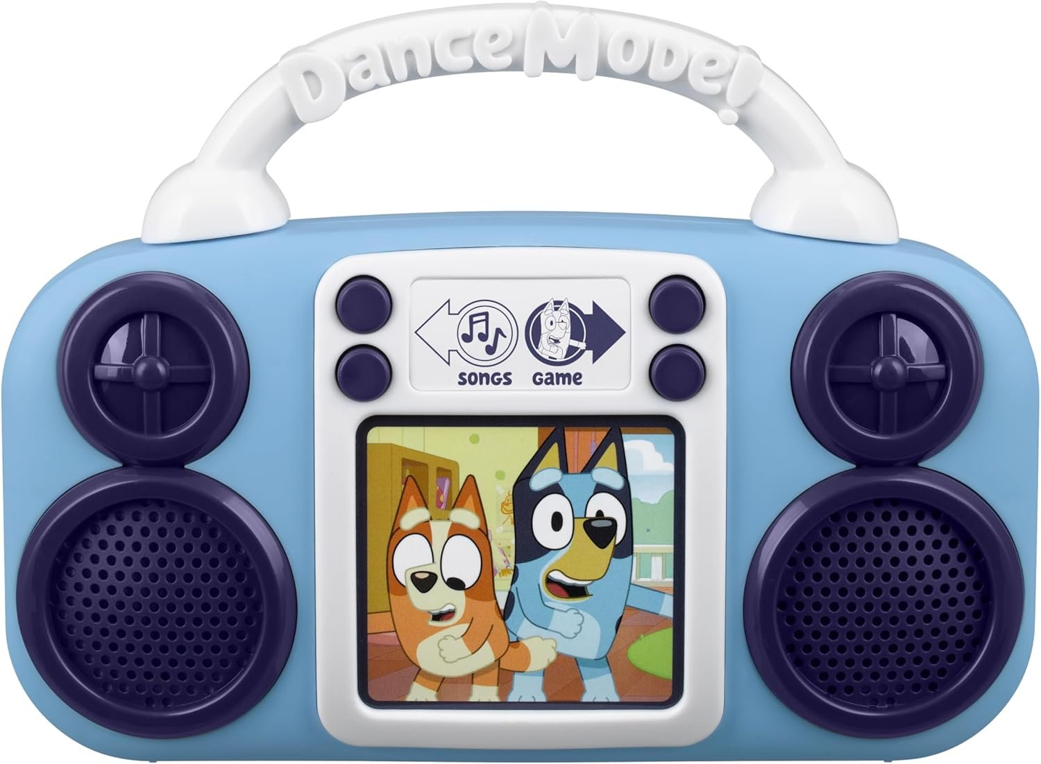 eKids Bluey Toy Music Player, Toy for Toddlers with Built-in Music, Bluey Toys Make Great Stocking Stuffers for Kids